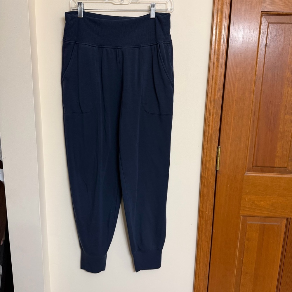 Athleta Navy High-Rise Jogger Pants